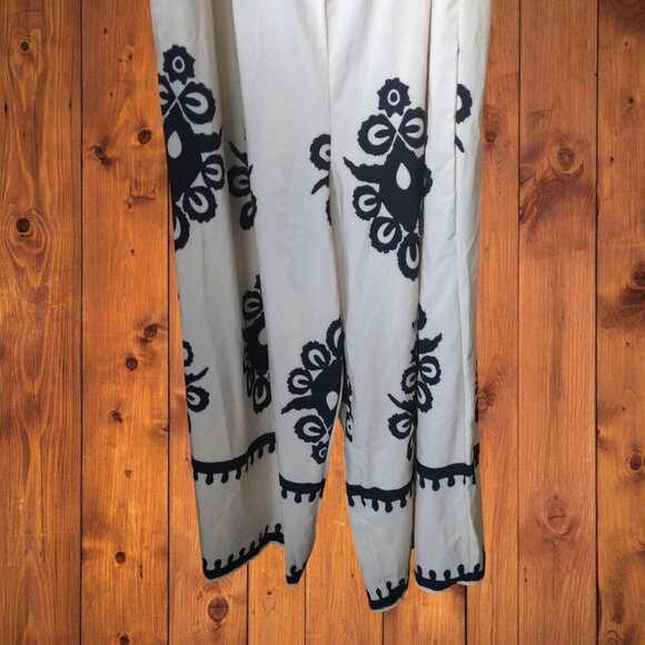 Shein Curve Women's 3XL Wide Leg Shoulder Ruffle Elastic Waist Boho Jumpsuit - Picture 3 of 5